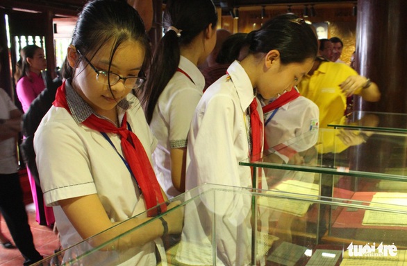 Khánh thành nhà trưng bày bổ sung và nhà bái đường quê hương Chủ tịch Hồ Chí Minh - Ảnh 3. Khánh thành nhà trưng bày bổ sung và nhà bái đường quê hương Chủ tịch Hồ Chí Minh - Ảnh 3.