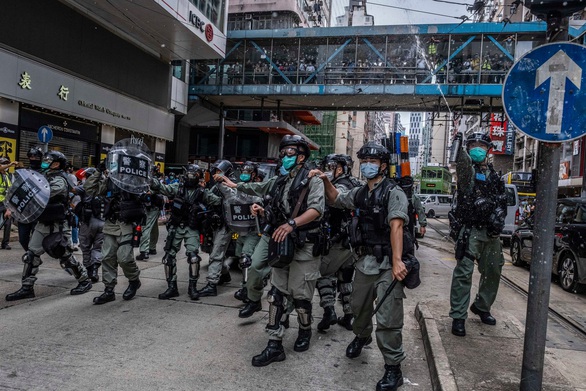 Cảnh sát Hong Kong: Không tha thứ những kẻ bạo loạn - Ảnh 1. Cảnh sát Hong Kong: Không tha thứ những kẻ bạo loạn - Ảnh 1.