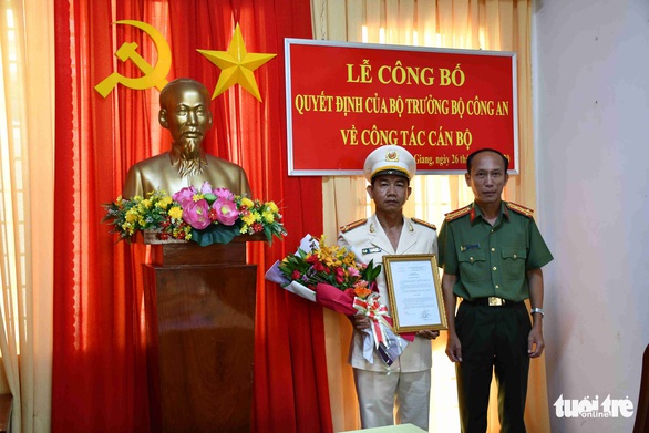 Bộ Công an điều động, bổ nhiệm 8 chỉ huy thuộc Công an Tiền Giang - Ảnh 3. Bộ Công an điều động, bổ nhiệm 8 chỉ huy thuộc Công an Tiền Giang - Ảnh 3.