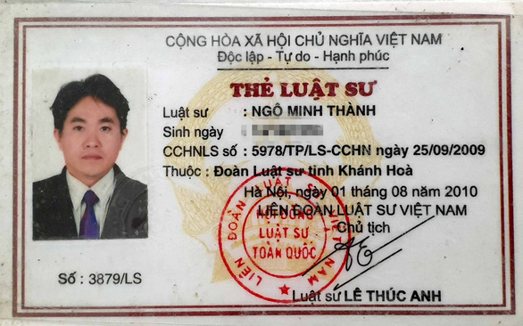 The Ho Chi Minh City Bar Association removed the name of the lawyer from ... Khanh Hoa Bar Association - Photo 2.