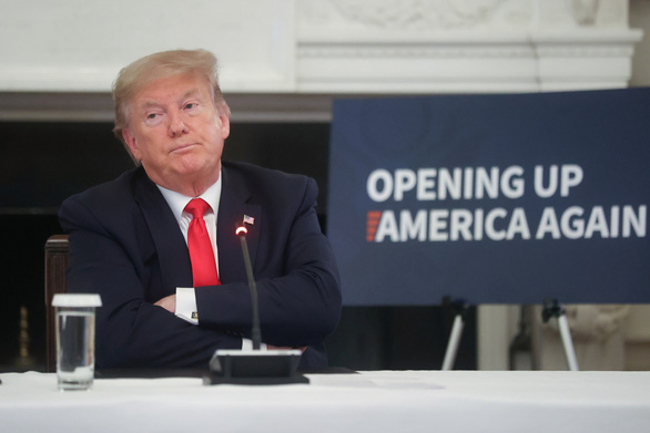 Tổng thống Trump công bố sẽ cắt đứt quan hệ với WHO vì dịch COVID-19 - Ảnh 1. Tổng thống Trump công bố sẽ cắt đứt quan hệ với WHO vì dịch COVID-19 - Ảnh 1.