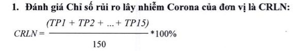 Chỉ số rủi ro lây nhiễm từ 80% trở lên, trường sẽ không được hoạt động - Ảnh 2. Chỉ số rủi ro lây nhiễm từ 80% trở lên, trường sẽ không được hoạt động - Ảnh 2.