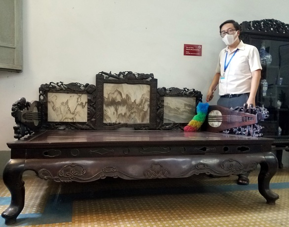 Độc đáo giường của thủ lĩnh Bình Xuyên trong bộ sưu tập Vương Hồng Sển - Ảnh 1. Độc đáo giường của thủ lĩnh Bình Xuyên trong bộ sưu tập Vương Hồng Sển - Ảnh 1.