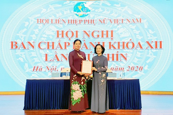 Bà Hà Thị Nga được bầu làm chủ tịch Hội Liên hiệp phụ nữ Việt Nam - Ảnh 1. Bà Hà Thị Nga được bầu làm chủ tịch Hội Liên hiệp phụ nữ Việt Nam - Ảnh 1.