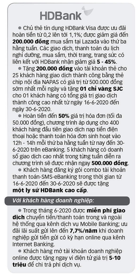 Hôm nay có nhiều khuyến mãi đặc biệt hưởng ứng Ngày không tiền mặt 16-6 - Ảnh 5. Hôm nay có nhiều khuyến mãi đặc biệt hưởng ứng Ngày không tiền mặt 16-6 - Ảnh 5.