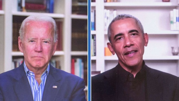 Ông Obama gây quỹ 11 triệu USD cho ứng viên Biden để đánh bại ông Trump - Ảnh 2. Ông Obama gây quỹ 11 triệu USD cho ứng viên Biden để đánh bại ông Trump - Ảnh 2.