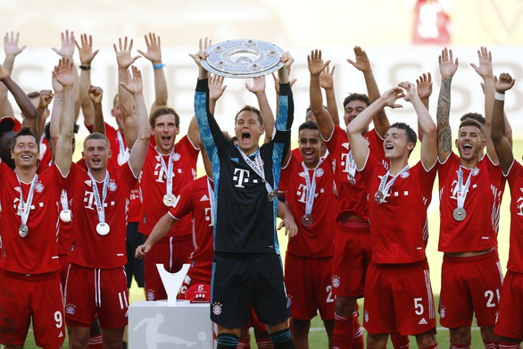 Bayern Munich đăng quang trong lặng lẽ - Ảnh 4. Bayern Munich đăng quang trong lặng lẽ - Ảnh 4.