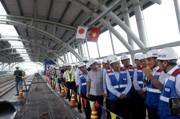 Phó Thủ tướng Phạm Bình Minh thị sát tuyến metro Bến Thành - Suối Tiên - Ảnh 1.