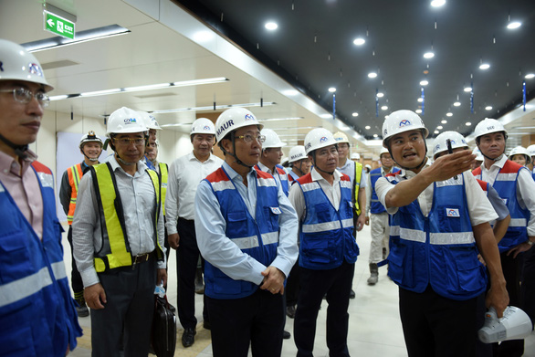 Phó Thủ tướng Phạm Bình Minh thị sát tuyến metro Bến Thành - Suối Tiên - Ảnh 5.