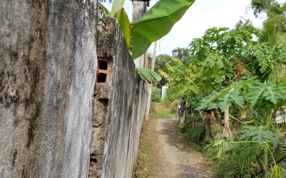Nơm nớp lo tường cao hơn 3m sập đè người - Ảnh 2. Nơm nớp lo tường cao hơn 3m sập đè người - Ảnh 2.