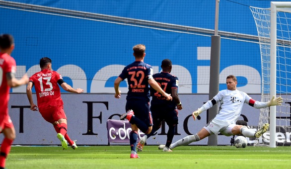 Thắng ngược Leverkusen, Bayern Munich tiến gần ngôi vô địch - Ảnh 1. Thắng ngược Leverkusen, Bayern Munich tiến gần ngôi vô địch - Ảnh 1.