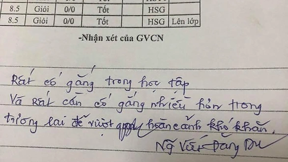 ‘Cô gái vàng trong làng lãnh đạo’… đi vào lời phê của thầy giáo - Ảnh 4. ‘Cô gái vàng trong làng lãnh đạo’… đi vào lời phê của thầy giáo - Ảnh 4.