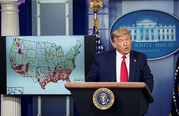 Ông Trump hủy tổ chức đại hội Đảng Cộng hòa ở Florida do COVID-19 - Ảnh 1. Ông Trump hủy tổ chức đại hội Đảng Cộng hòa ở Florida do COVID-19 - Ảnh 1.