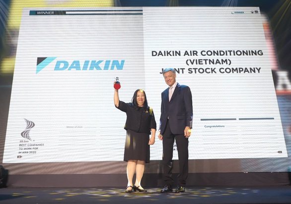 Daikin Việt Nam đoạt giải Nơi làm việc tốt nhất châu Á - Ảnh 1. Daikin Việt Nam đoạt giải Nơi làm việc tốt nhất châu Á - Ảnh 1.