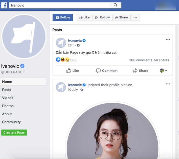 Cựu sao Chelsea Ivanovic nghi bị hack Facebook do hacker Việt - Ảnh 1.
