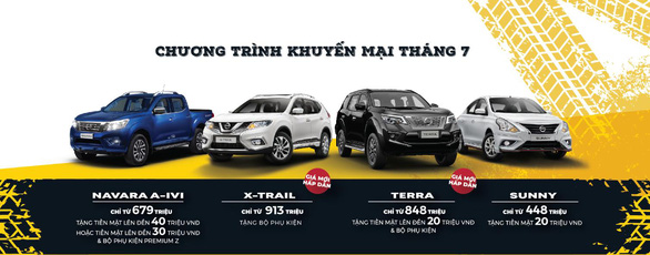 Chương trình ưu đãi dành cho khách hàng mua xe Nissan trong tháng 07/2020 - Ảnh 1. Chương trình ưu đãi dành cho khách hàng mua xe Nissan trong tháng 07/2020 - Ảnh 1.