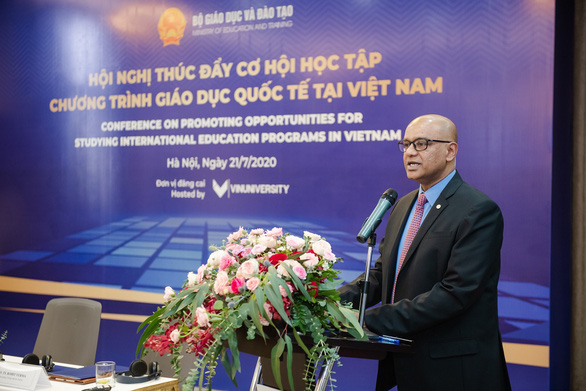 Hiệu trưởng trường Đại học VinUni: Việt Nam có thể trở thành điểm đến của sinh viên các nước - Ảnh 1. Hiệu trưởng trường Đại học VinUni: Việt Nam có thể trở thành điểm đến của sinh viên các nước - Ảnh 1.
