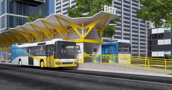 Ngân hàng Thế giới thúc tiến độ dự án xe buýt nhanh BRT ở TP.HCM - Ảnh 1.