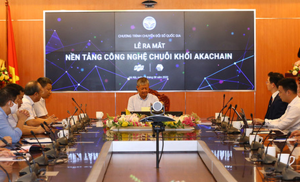 Bộ Thông tin và truyền thông ra mắt nền tảng số Make in Vietnam - akaChain - Ảnh 1. Bộ Thông tin và truyền thông ra mắt nền tảng số Make in Vietnam - akaChain - Ảnh 1.
