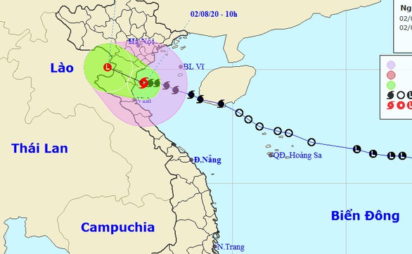 Bão đang ven bờ Thái Bình - Nghệ An, gió giật cấp 10 - Ảnh 1. Bão đang ven bờ Thái Bình - Nghệ An, gió giật cấp 10 - Ảnh 1.