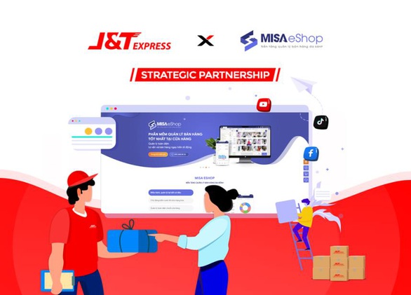 J&T Express và MISA eShop ‘bắt tay’ - Giải pháp quản lý đơn hàng toàn diện - Ảnh 1. J&T Express và MISA eShop ‘bắt tay’ - Giải pháp quản lý đơn hàng toàn diện - Ảnh 1.