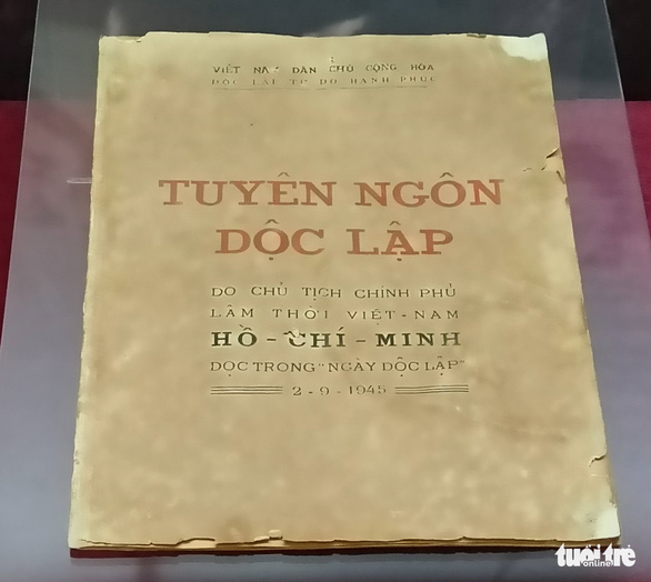 Xem những hiện vật gốc về Ngày Độc lập 2-9 - Ảnh 1.