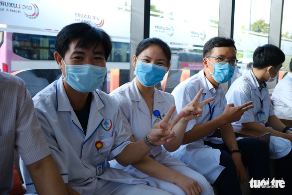 Đoàn y bác sĩ Bình Định đã đến Đà Nẵng sẵn sàng chi viện - Ảnh 4.