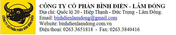 Công ty Cổ phần Bình Điền - Lâm Đồng thông báo tuyển dụng - Ảnh 2. Công ty Cổ phần Bình Điền - Lâm Đồng thông báo tuyển dụng - Ảnh 2.