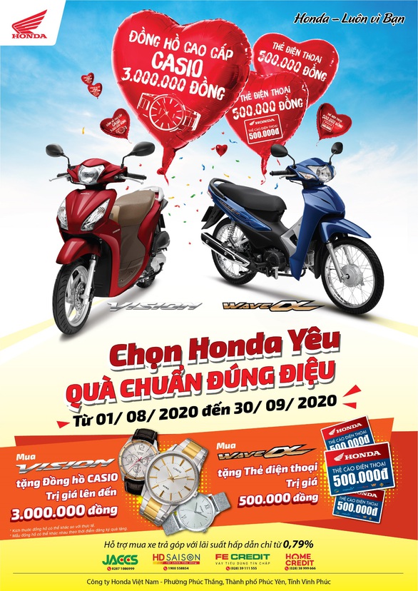 Honda Việt Nam dành ưu đãi hấp dẫn mùa tựu trường cho khách hàng mua xe - Ảnh 1. Honda Việt Nam dành ưu đãi hấp dẫn mùa tựu trường cho khách hàng mua xe - Ảnh 1.