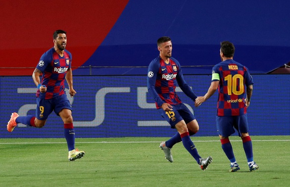 Messi ghi bàn tuyệt đẹp, Barcelona hạ Napoli vào tứ kết Champions League - Ảnh 1. Messi ghi bàn tuyệt đẹp, Barcelona hạ Napoli vào tứ kết Champions League - Ảnh 1.