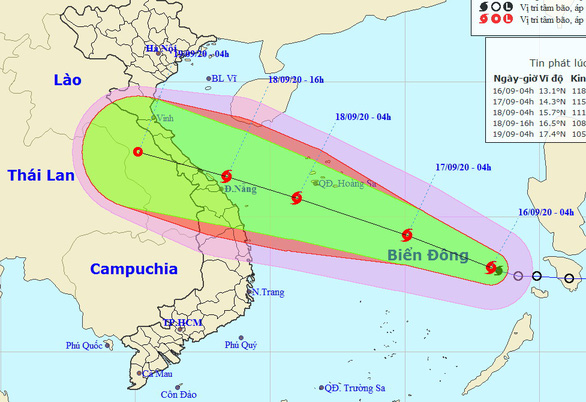 Bão Noul đã vào Biển Đông thành bão số 5, đang mạnh thêm - Ảnh 1.