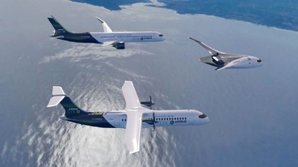 Airbus tiết lộ 3 mẫu thiết kế máy bay thương mại sạch - Ảnh 1. Airbus tiết lộ 3 mẫu thiết kế máy bay thương mại sạch - Ảnh 1.