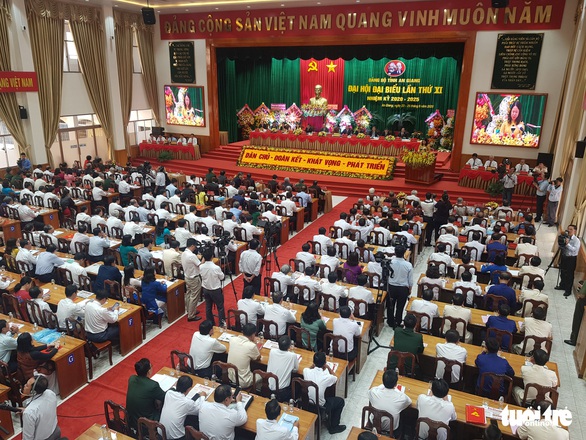 Ông Võ Văn Thưởng dự Đại hội đại biểu Đảng bộ tỉnh An Giang - Ảnh 1. Ông Võ Văn Thưởng dự Đại hội đại biểu Đảng bộ tỉnh An Giang - Ảnh 1.
