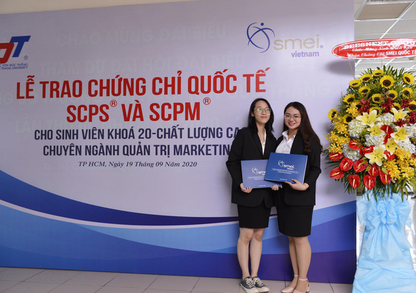 SMEI Việt Nam trao chứng chỉ cho sinh viên Đại học Tôn Đức Thắng - Ảnh 3. SMEI Việt Nam trao chứng chỉ cho sinh viên Đại học Tôn Đức Thắng - Ảnh 3.