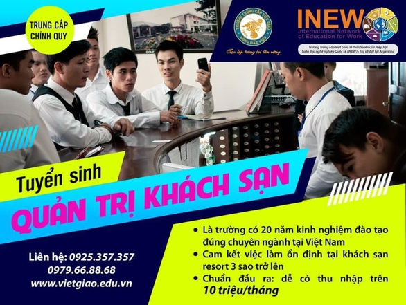 Trung cấp Việt Giao Tuyển sinh Khóa 45 - Ảnh 1. Trung cấp Việt Giao Tuyển sinh Khóa 45 - Ảnh 1.