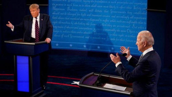 Trump - Biden: Who is dominating the chaotic debate?  Photo 1.