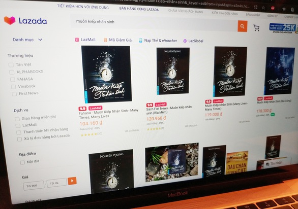 Lazada bị First News - Trí Việt kiện vì bán sách giả Muôn kiếp nhân sinh, Đắc nhân tâm... - Ảnh 2. Lazada bị First News - Trí Việt kiện vì bán sách giả Muôn kiếp nhân sinh, Đắc nhân tâm... - Ảnh 2.