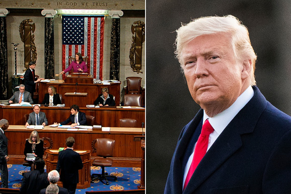 Hạ viện Mỹ thông qua nghị quyết hối thúc kích hoạt Tu chính án 25 phế truất ông Trump - Ảnh 1.