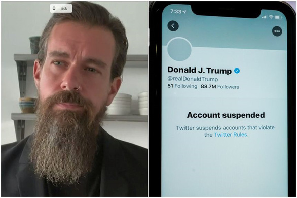 CEO Twitter bảo vệ lệnh cấm ông Trump, thừa nhận là ‘có thể tạo ra tiền lệ nguy hiểm - Ảnh 1.