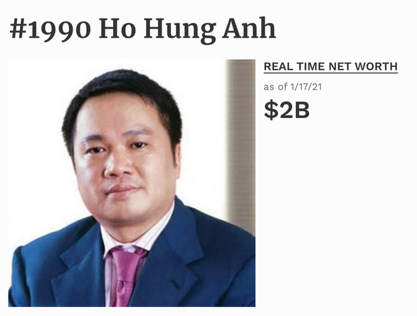 Chỉ hai tuần đầu năm, tài sản các tỉ phú đôla Việt Nam tăng vọt ra sao? - Ảnh 4.