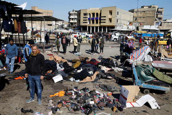 IS nhận trách nhiệm 2 vụ đánh bom ở Baghdad làm 32 người chết - Ảnh 1.