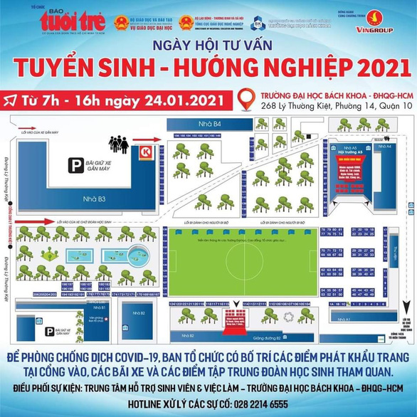 Bắt đầu Ngày hội tư vấn tuyển sinh - hướng nghiệp tại TP.HCM - Ảnh 2.