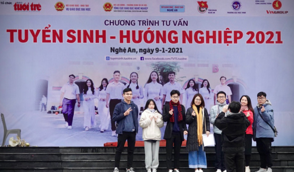 8h sáng nay 9-1, tư vấn tuyển sinh tại Nghệ An - Ảnh 1. 8h sáng nay 9-1, tư vấn tuyển sinh tại Nghệ An - Ảnh 1.