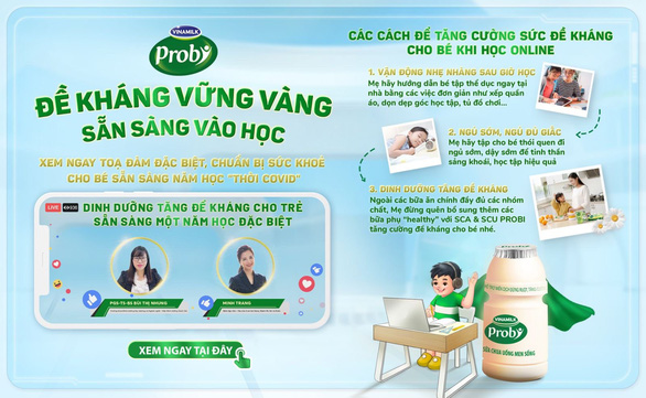 Dinh dưỡng tăng đề kháng cho trẻ tiếp tục năm học mới - Ảnh 3.