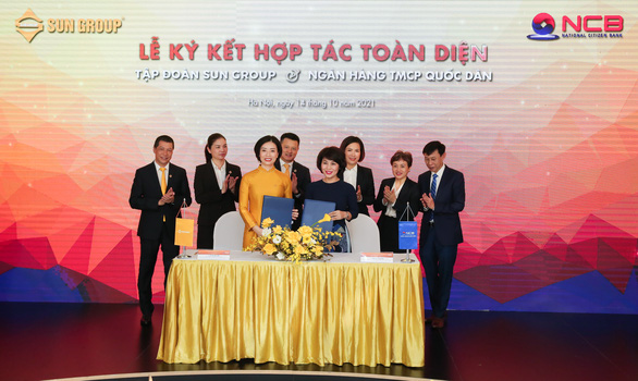 Sun Group và NCB ký kết thỏa thuận hợp tác toàn diện - Ảnh 1.