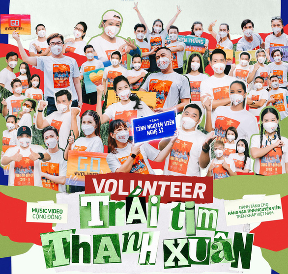 Phương Thanh, Lê Minh cùng hơn 100 nghệ sĩ hát tri ân lực lượng tuyến đầu và tình nguyện viên - Ảnh 1.