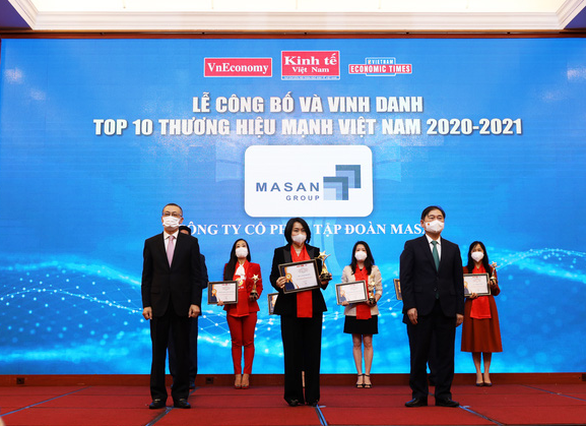 Masan Group được trao tặng danh hiệu top 10 Thương hiệu mạnh Việt Nam 2021 - Ảnh 1.
