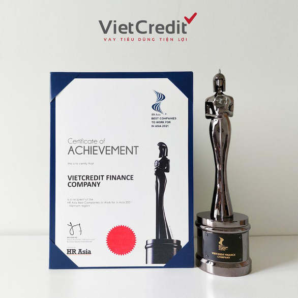 VietCredit được vinh danh Nơi làm việc tốt nhất châu Á - Ảnh 1.