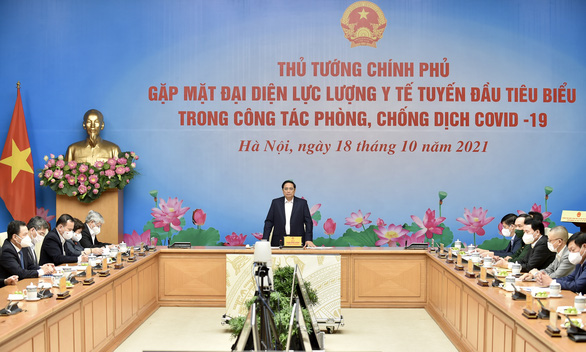 Thủ tướng Phạm Minh Chính: Thấu hiểu sự hy sinh của lực lượng tuyến đầu suốt 600 ngày qua... - Ảnh 1.