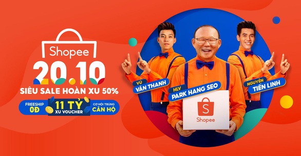 Đại tiệc hoàn xu lên đến 50% mở màn tháng siêu ưu đãi trên Shopee - Ảnh 1.